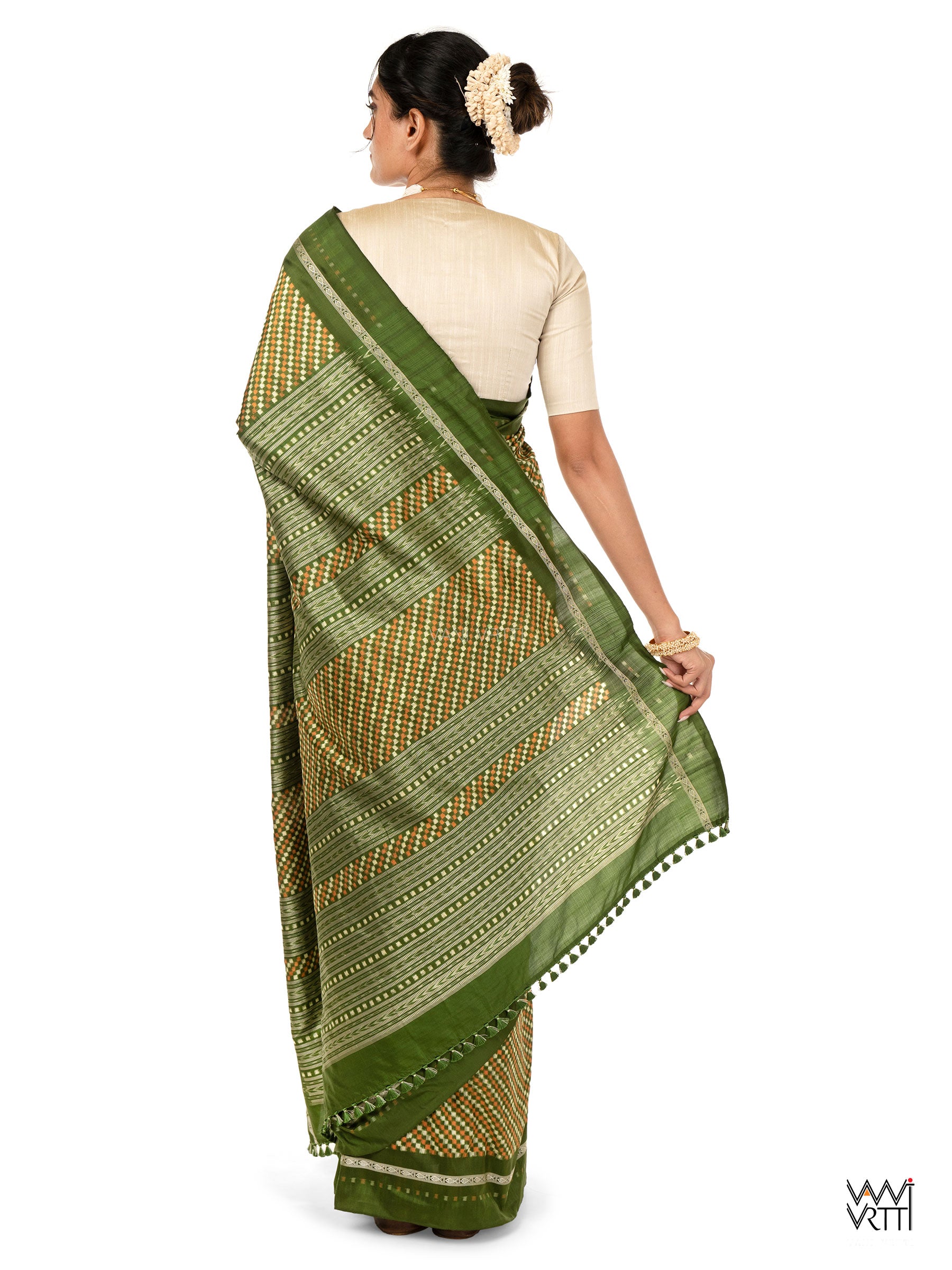 brown Vrinda Sambalpuri Cotton Saree I Urmiweaves, 6.3 m (with blouse  piece) at Rs 4400 in Nuapada